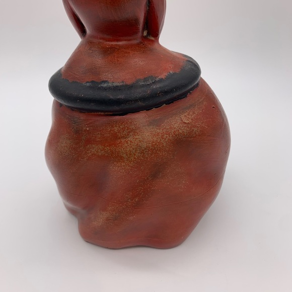 Vintage MCM Atlantic Mold Christmas Caroler 1950’s -60’s (Signed) Handpainted - Picture 7 of 16